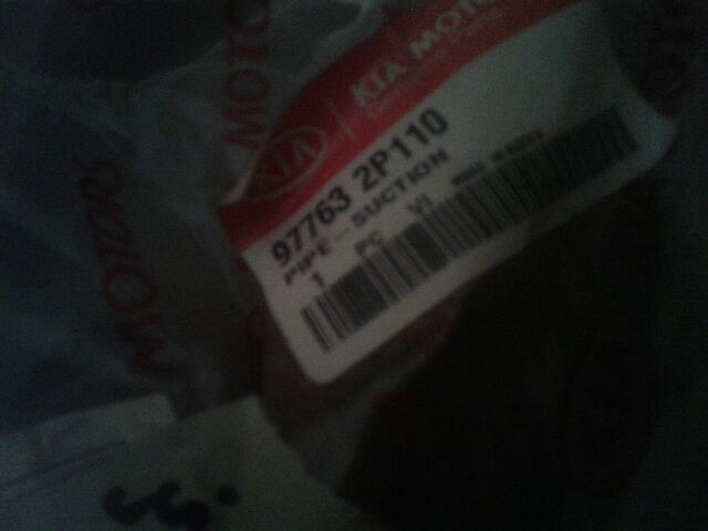 bontott KIA SORENTO Klíma Cső