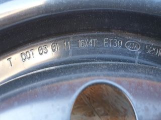 bontott KIA SOUL Pótkerék