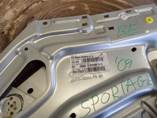 bontott KIA SPORTAGE Bal első Ablakemelő Szerkezet (Elektromos)