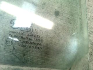 bontott KIA SPORTAGE Bal hátsó Fixüveg (Ajtóban)