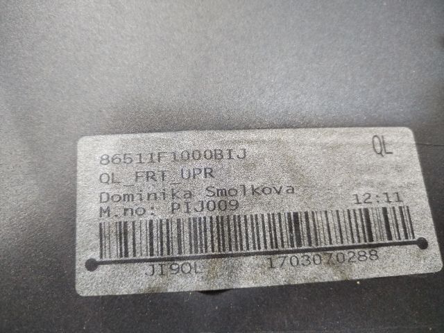 bontott KIA SPORTAGE Első Lökhárító (Üresen)