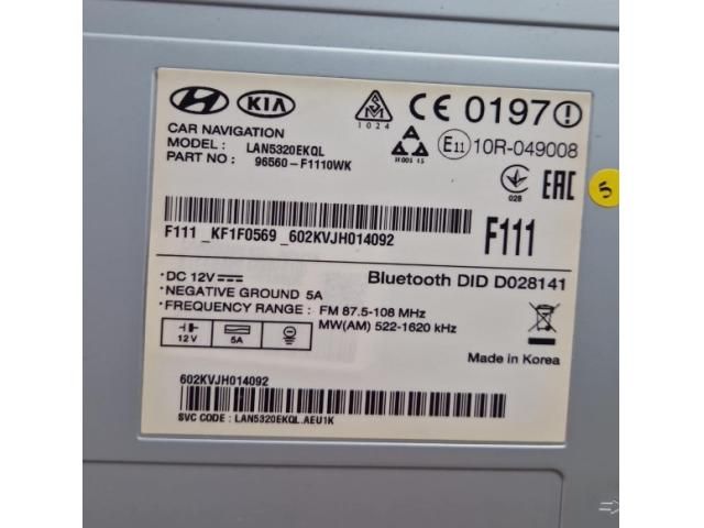 bontott KIA SPORTAGE Navigációs Fejegység