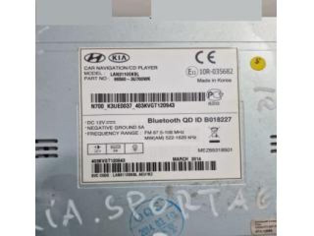 bontott KIA SPORTAGE Navigációs Fejegység