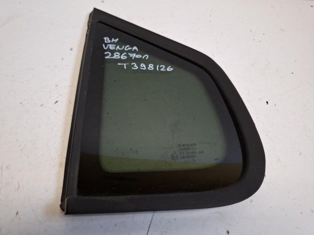 bontott KIA VENGA Bal C Oszlop Oldalablak Üveg