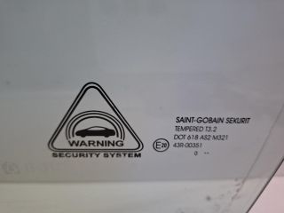 bontott KIA VENGA Bal első Ablak