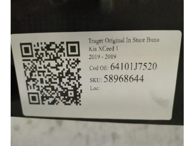 bontott KIA XCEED Homlokfal (Üres lemez)