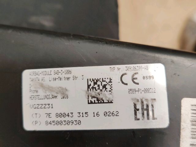 bontott LADA VESTA Jobb Függönylégzsák és Oldallégzsák