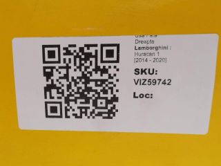 bontott LAMBORGHINI HURACÁN Jobb első Ajtó (Üres lemez)