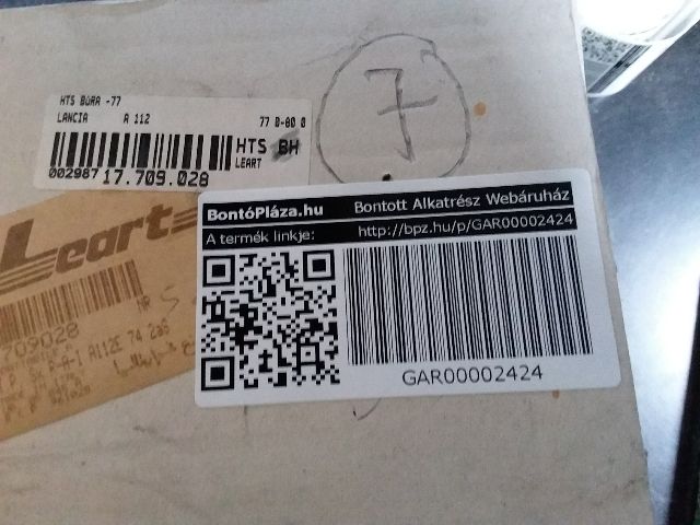 bontott LANCIA A 112 Bal hátsó Lámpabúra