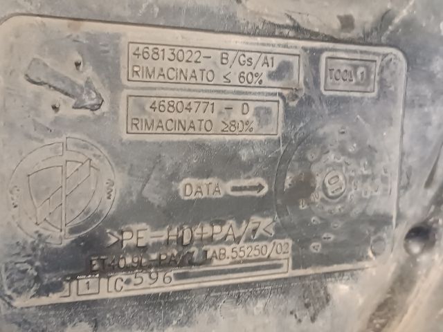 bontott LANCIA DELTA Tank