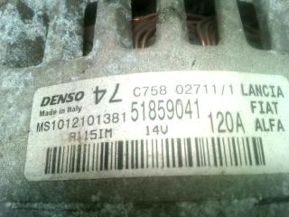 bontott LANCIA MUSA Generátor