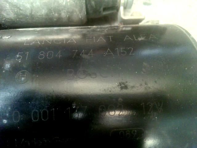 bontott LANCIA MUSA Önindító