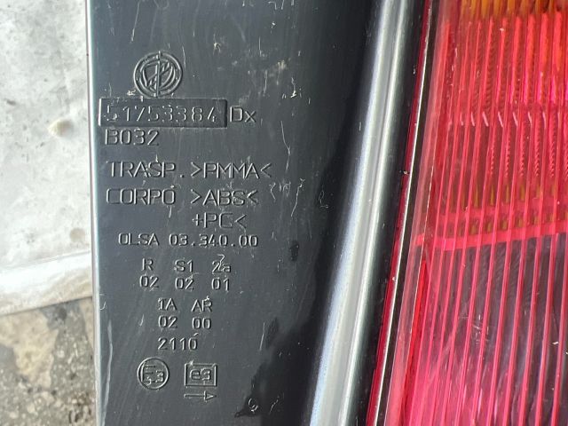 bontott LANCIA YPSILON Jobb Hátsó Lámpa