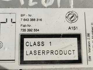 bontott LANCIA YPSILON Rádió / CD