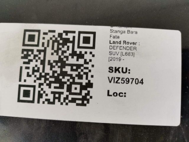 bontott LAND ROVER DEFENDER Bal első Lökhárító Díszléc