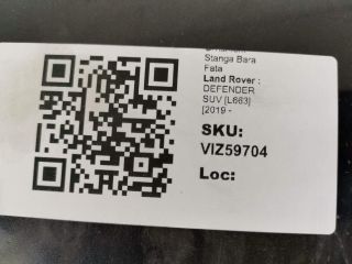 bontott LAND ROVER DEFENDER Bal első Lökhárító Díszléc