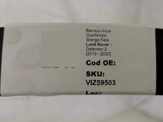 bontott LAND ROVER DEFENDER Bal első Sárvédő Díszléc