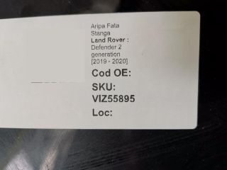 bontott LAND ROVER DEFENDER Bal első Sárvédő