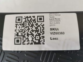 bontott LAND ROVER DEFENDER Bal hátsó Sárvédő Gumi