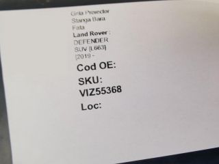 bontott LAND ROVER DEFENDER Bal Ködlámpa Rács