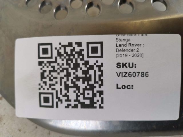 bontott LAND ROVER DEFENDER Bal Ködzárófény Keret