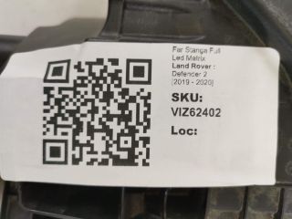 bontott LAND ROVER DEFENDER Bal Ledes Fényszóró