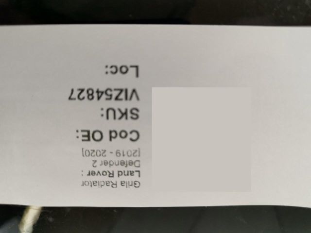 bontott LAND ROVER DEFENDER Hűtőrács