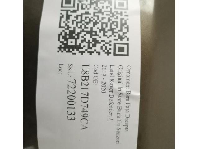 bontott LAND ROVER DEFENDER Jobb első Lökhárító Díszléc