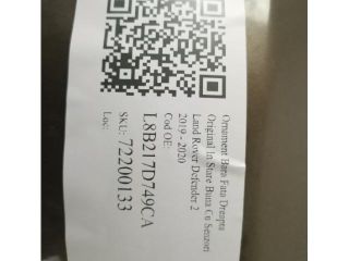 bontott LAND ROVER DEFENDER Jobb első Lökhárító Díszléc