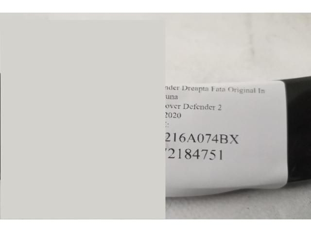 bontott LAND ROVER DEFENDER Jobb első Sárvédő Díszléc