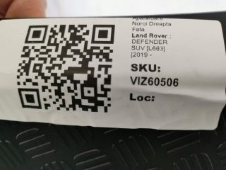 bontott LAND ROVER DEFENDER Jobb első Sárvédő Gumi