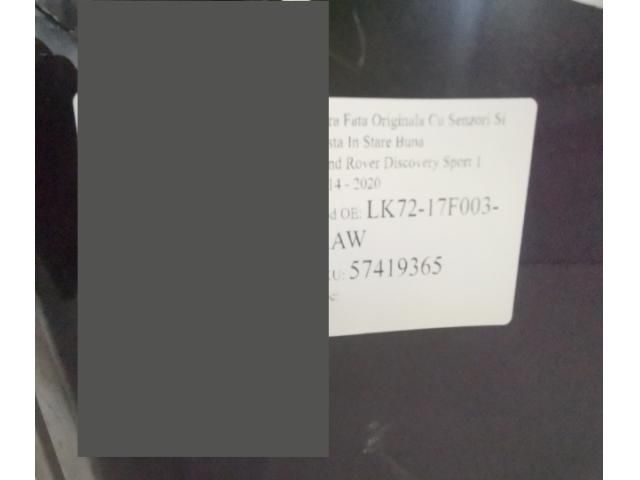 bontott LAND ROVER DISCOVERY SPORT Első Lökhárító (Részeivel)