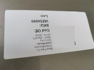 bontott LAND ROVER DISCOVERY SPORT Első Lökhárító (Üresen)