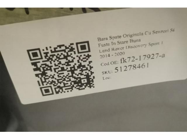 bontott LAND ROVER DISCOVERY SPORT Hátsó Lökhárító (Részeivel)