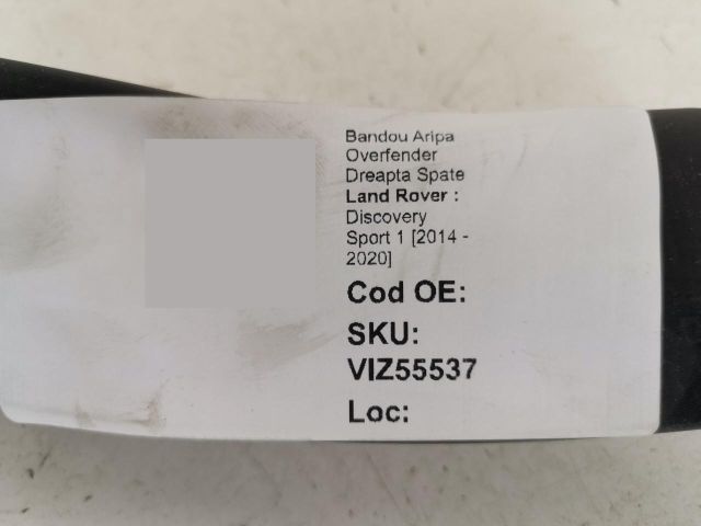 bontott LAND ROVER DISCOVERY SPORT Jobb hátsó Sárvédő Díszléc