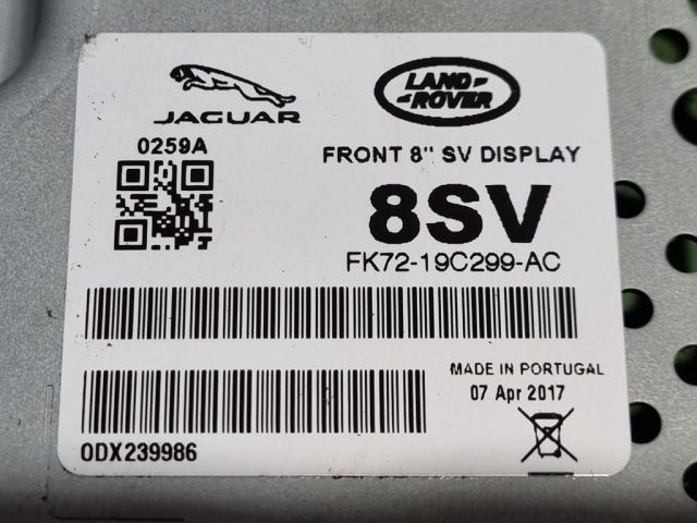 bontott LAND ROVER DISCOVERY SPORT Navigációs Fejegység