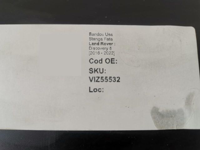 bontott LAND ROVER DISCOVERY V Bal első Ajtó Díszléc