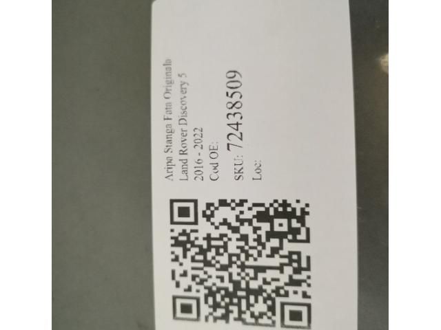 bontott LAND ROVER DISCOVERY V Bal első Sárvédő