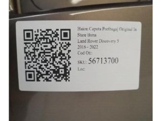 bontott LAND ROVER DISCOVERY V Csomagtérajtó (Üres lemez)