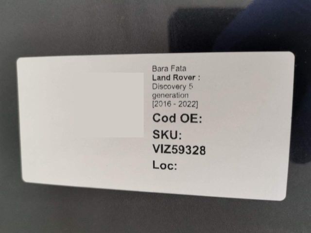 bontott LAND ROVER DISCOVERY V Első Lökhárító (Üresen)