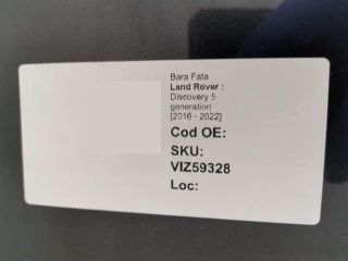 bontott LAND ROVER DISCOVERY V Első Lökhárító (Üresen)