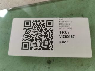 bontott LAND ROVER DISCOVERY V Jobb első Ablak