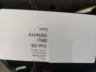 bontott LAND ROVER DISCOVERY V Jobb hátsó Ajtó (Üres lemez)