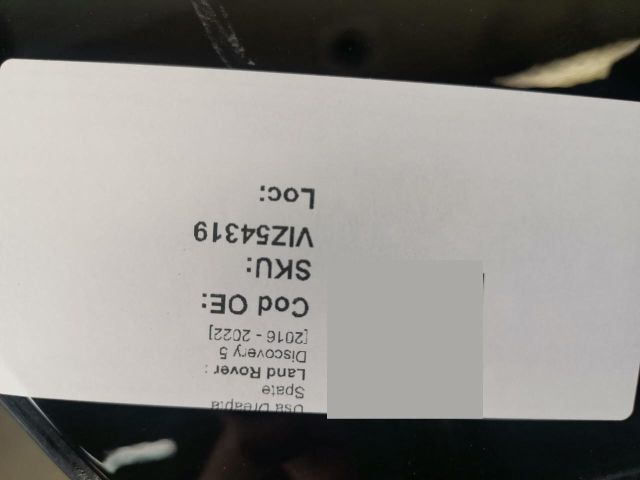 bontott LAND ROVER DISCOVERY V Jobb hátsó Ajtó (Üres lemez)