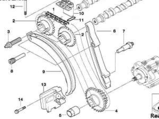 bontott LAND ROVER FREELANDER Vezérlés Lánc / Szíj Feszítő Görgő