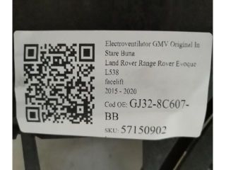 bontott LAND ROVER RANGE ROVER Hűtőventilátor