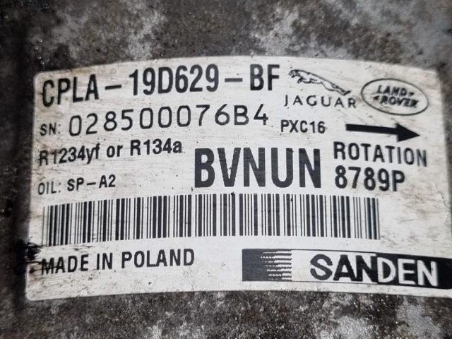 bontott LAND ROVER RANGE ROVER Klímakompresszor