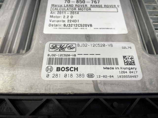 bontott LAND ROVER RANGE ROVER Motorvezérlő