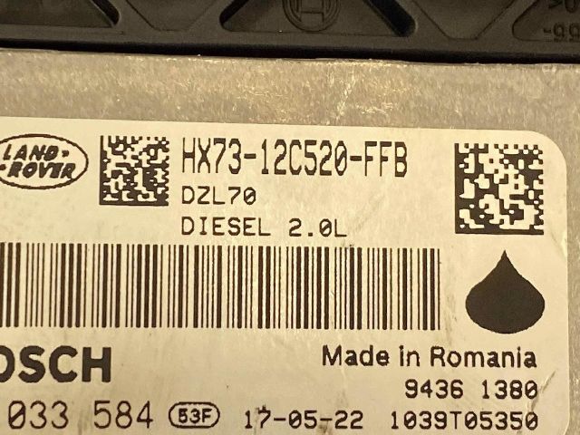 bontott LAND ROVER RANGE ROVER Motorvezérlő