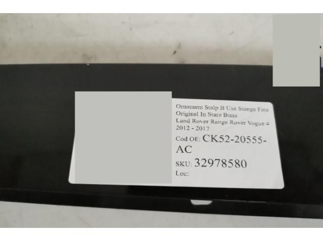 bontott LAND ROVER RANGE ROVER Bal B Oszlop Burkolat